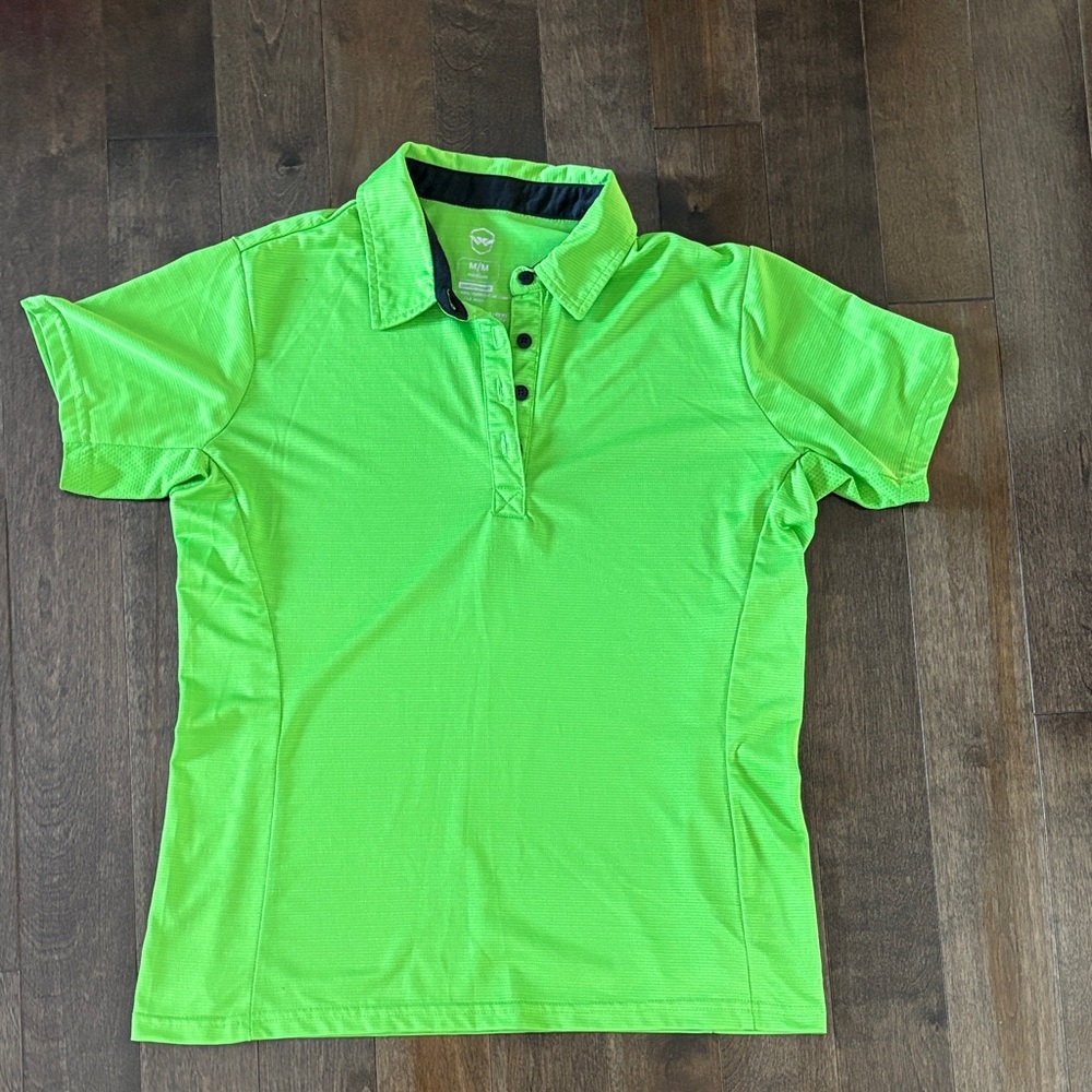 Whiteridge X-Series Bright Women’s  Green Golf Polo Shirt Size M